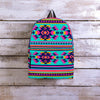 Neon Indian Aztec Abstract Art Print Backpack-grizzshop