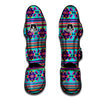 Neon Indian Aztec Abstract Art Print Muay Thai Shin Guard-grizzshop