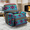 Neon Indian Aztec Abstract Art Print Recliner Cover-grizzshop