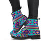 Neon Indian Aztec Abstract Art Print Women's Boots-grizzshop