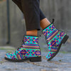 Neon Indian Aztec Abstract Art Print Women's Boots-grizzshop