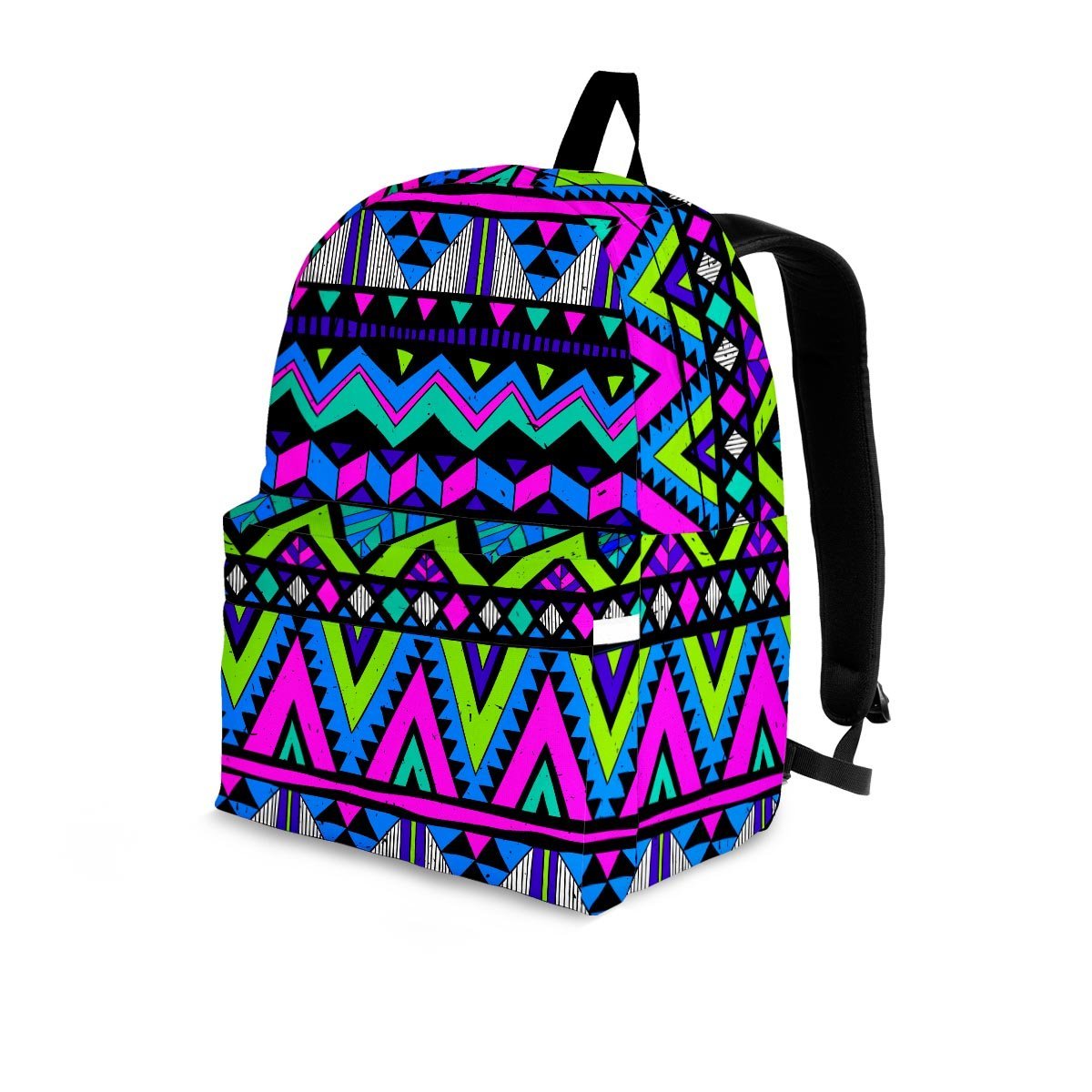 Neon Indian Aztec Doodle Backpack-grizzshop