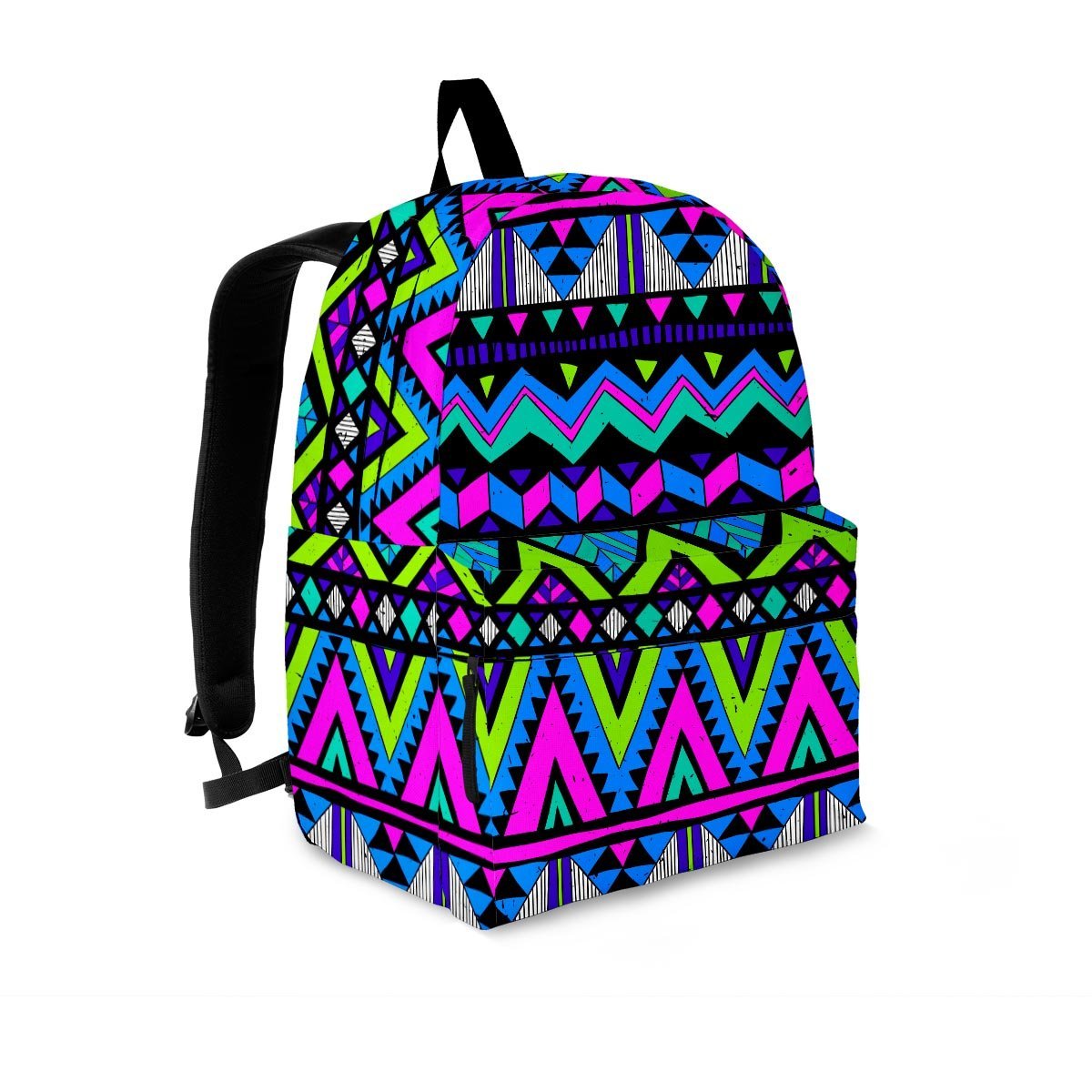 Neon Indian Aztec Doodle Backpack-grizzshop