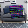 Neon Indian Aztec Doodle Blanket-grizzshop