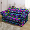 Neon Indian Aztec Doodle Loveseat Cover-grizzshop