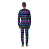 Neon Indian Aztec Doodle Men's Pajamas-grizzshop