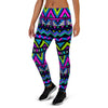 Neon Indian Aztec Doodle Women's Joggers-grizzshop