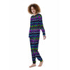 Neon Indian Aztec Doodle Women's Pajamas-grizzshop