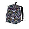 Neon Indian Aztec Triangles Abstract Geometric Art Backpack-grizzshop