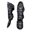 Neon Indian Aztec Triangles Abstract Geometric Art Muay Thai Shin Guard-grizzshop