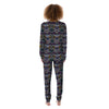 Neon Indian Aztec Triangles Abstract Geometric Art Women's Pajamas-grizzshop