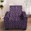 Neon Leopard Armchair Cover-grizzshop