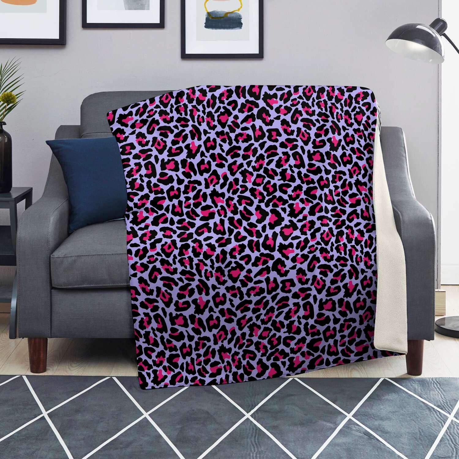 Neon Leopard Blanket-grizzshop