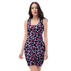 Neon Leopard Bodycon Dress-grizzshop