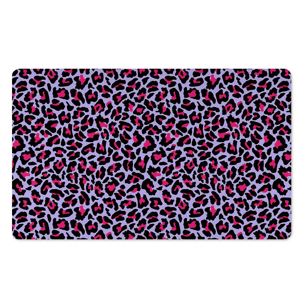 Neon Leopard Door Mat-grizzshop