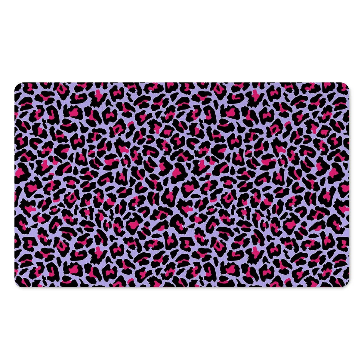 Neon Leopard Door Mat-grizzshop