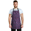 Neon Leopard Men's Apron-grizzshop