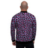 Neon Leopard Men's Bomber Jacket-grizzshop