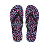 Neon Leopard Men's Flip Flops-grizzshop