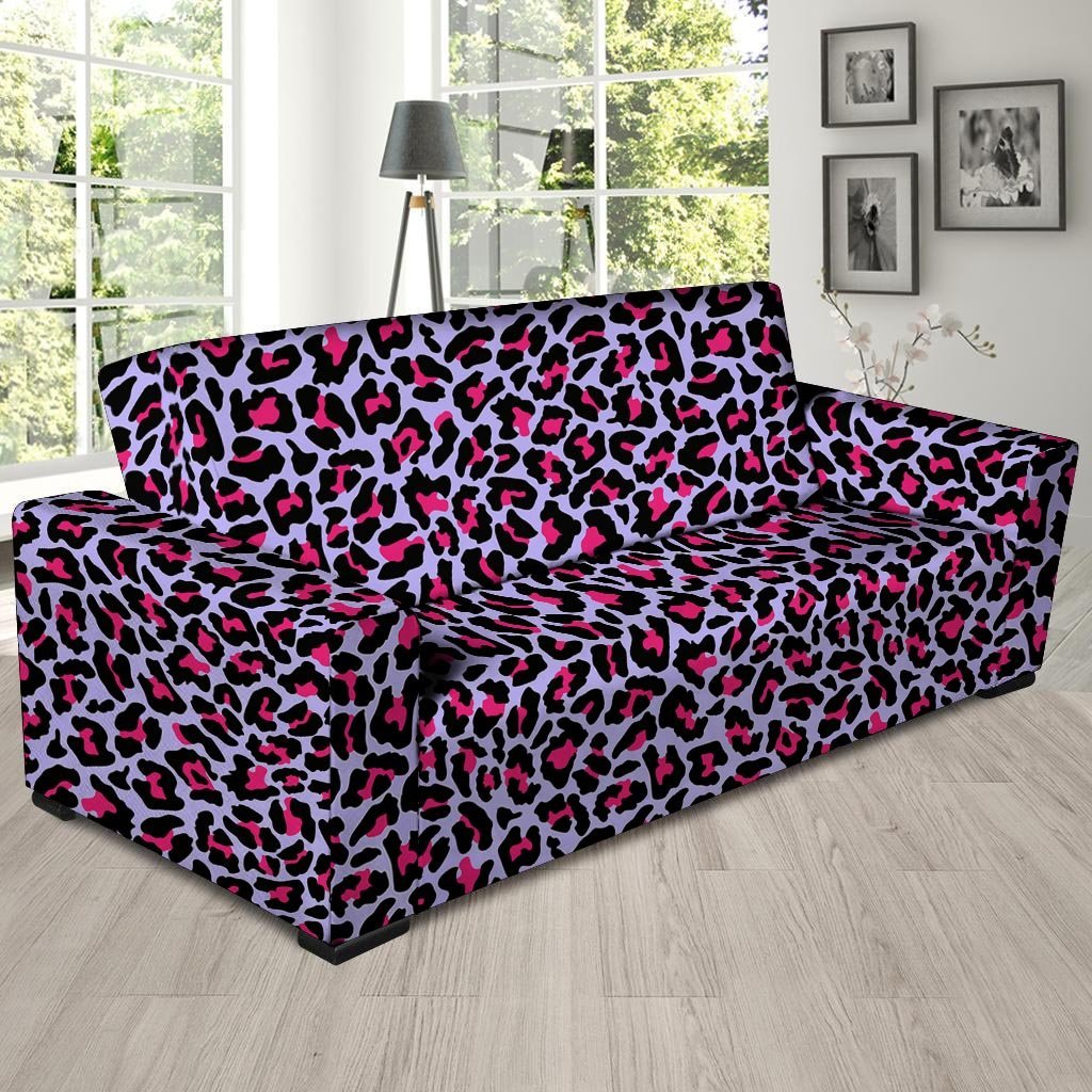 Neon Leopard Sofa Cover-grizzshop