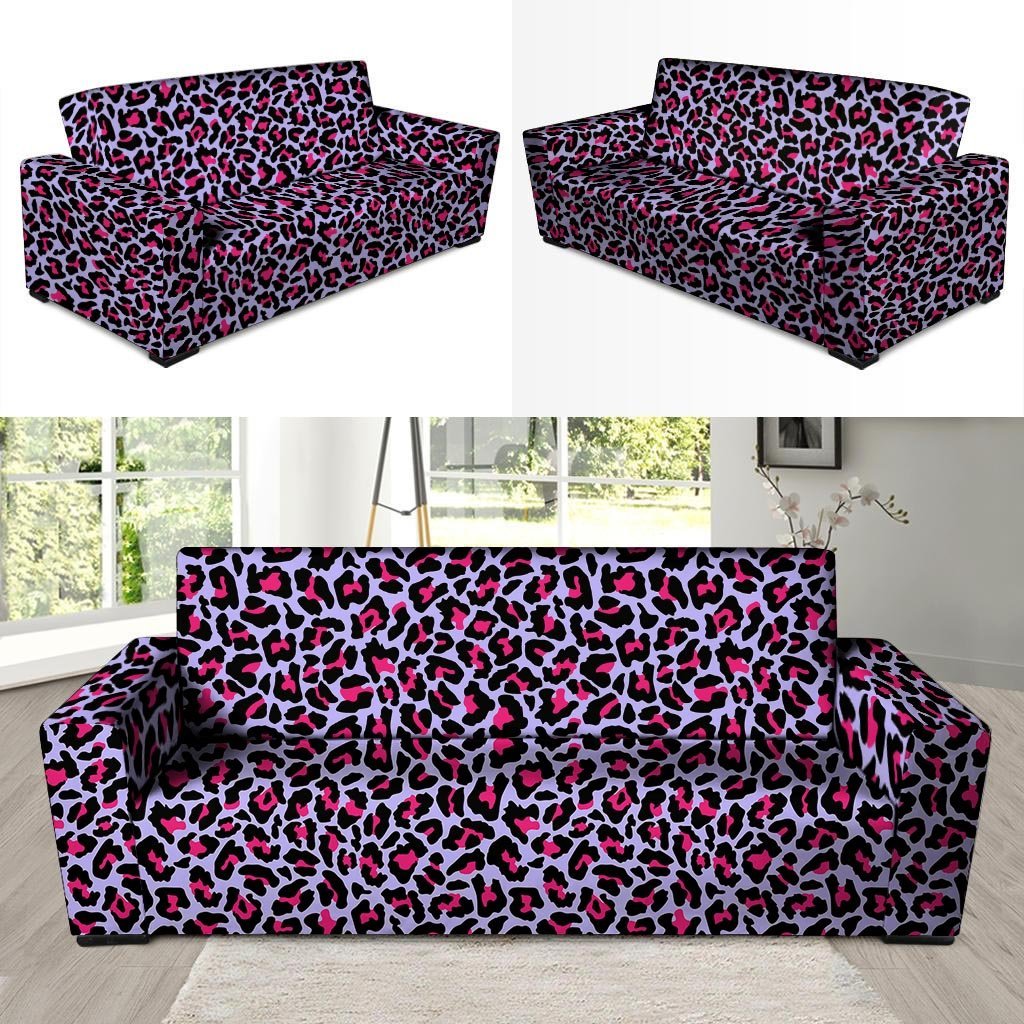 Neon Leopard Sofa Cover-grizzshop