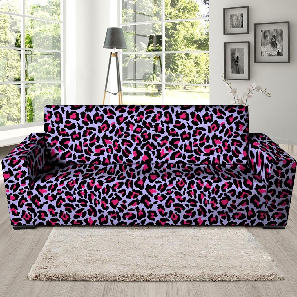 Neon Leopard Sofa Cover-grizzshop