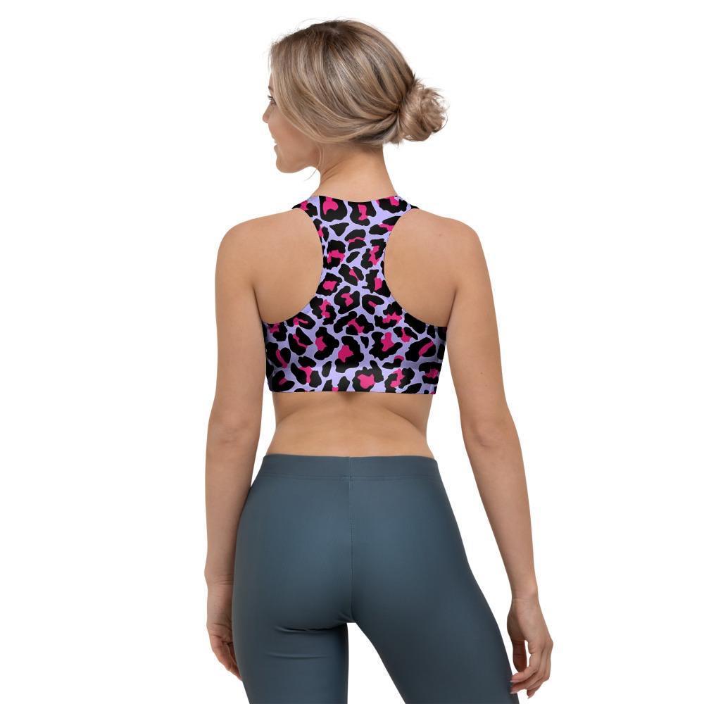 Neon Leopard Sports Bra-grizzshop