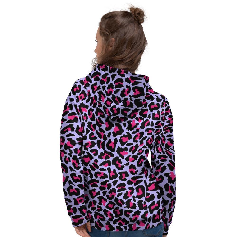 Neon Leopard Women's Hoodie-grizzshop