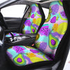 Neon Mix Fruit Pineapple Hawaiian Print Car Seat Covers-grizzshop