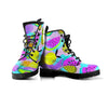 Neon Mix Fruit Pineapple Hawaiian Print Men's Boots-grizzshop