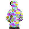 Neon Mix Fruit Pineapple Hawaiian Print Men's Hoodie-grizzshop