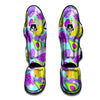 Neon Mix Fruit Pineapple Hawaiian Print Muay Thai Shin Guard-grizzshop