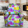 Neon Mix Fruit Pineapple Hawaiian Print Recliner Cover-grizzshop