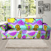 Neon Mix Fruit Pineapple Hawaiian Print Sofa Cover-grizzshop