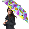 Neon Mix Fruit Pineapple Hawaiian Print Umbrella-grizzshop