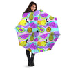 Neon Mix Fruit Pineapple Hawaiian Print Umbrella-grizzshop