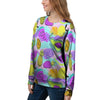 Neon Mix Fruit Pineapple Hawaiian Print Women's Sweatshirt-grizzshop