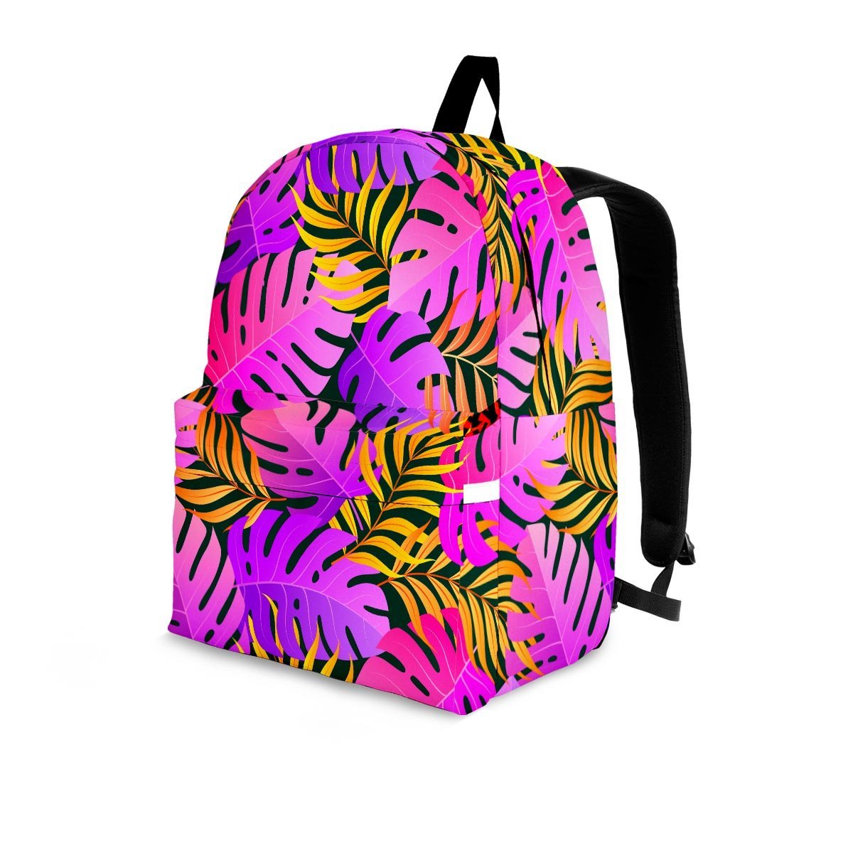 Neon Palm Leaf Edm Print Backpack-grizzshop