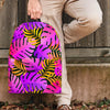 Neon Palm Leaf Edm Print Backpack-grizzshop