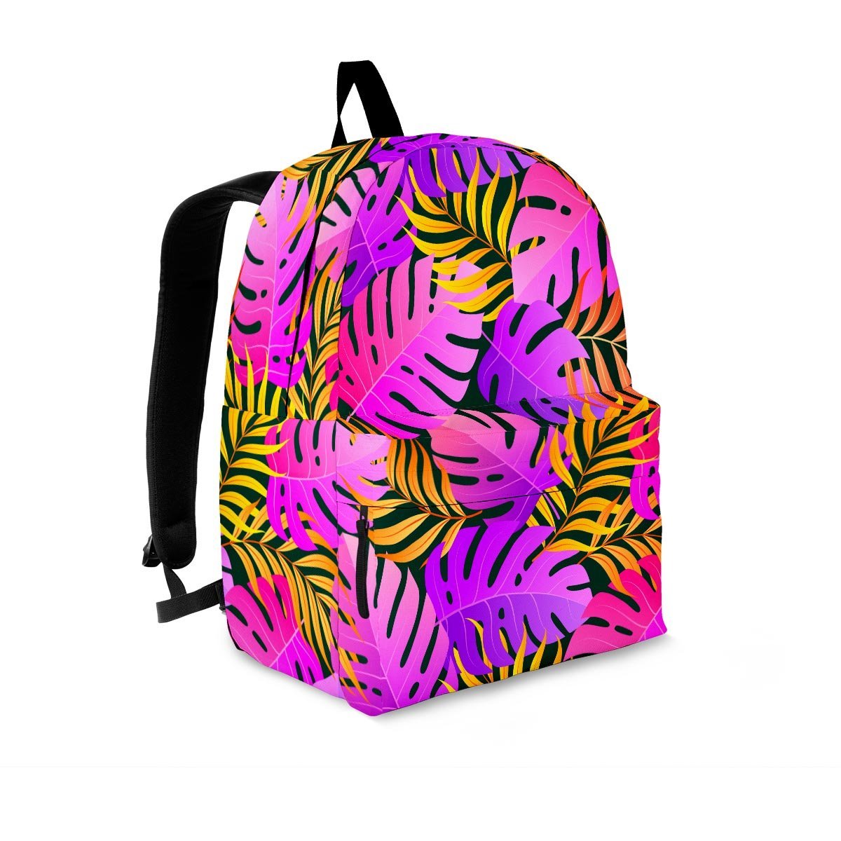 Neon Palm Leaf Edm Print Backpack-grizzshop