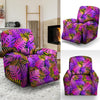 Neon Palm Leaf Edm Print Recliner Cover-grizzshop