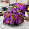 Neon Palm Leaf Edm Print Recliner Cover-grizzshop