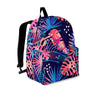 Neon Palm Leaf Hawaiian Print Backpack-grizzshop