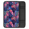 Neon Palm Leaf Hawaiian Print Car Console Cover-grizzshop