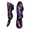 Neon Palm Leaf Hawaiian Print Muay Thai Shin Guard-grizzshop