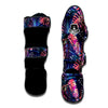 Neon Palm Leaf Hawaiian Print Muay Thai Shin Guard-grizzshop