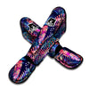 Neon Palm Leaf Hawaiian Print Muay Thai Shin Guard-grizzshop