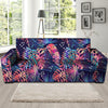 Neon Palm Leaf Hawaiian Print Sofa Cover-grizzshop