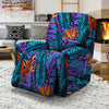 Neon Palm Leaf Tropical Print Recliner Cover-grizzshop