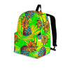 Neon Pineapple Hawaiian Print Backpack-grizzshop